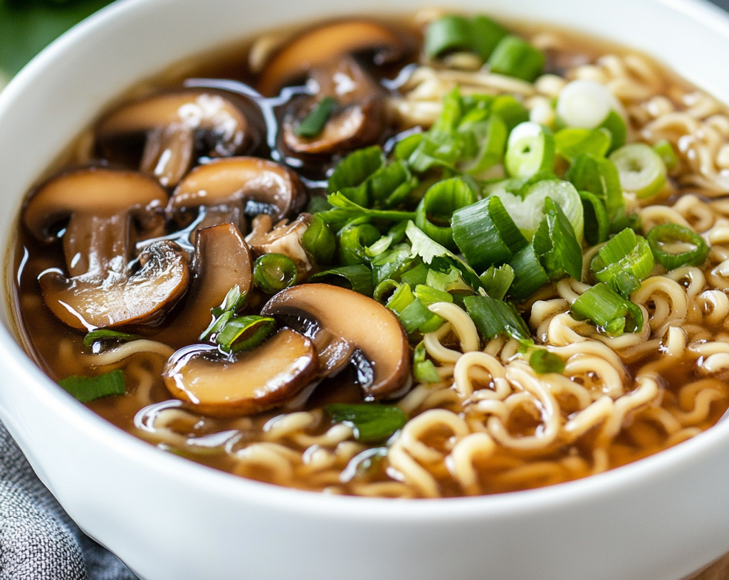 Mushroom Ramen Soup