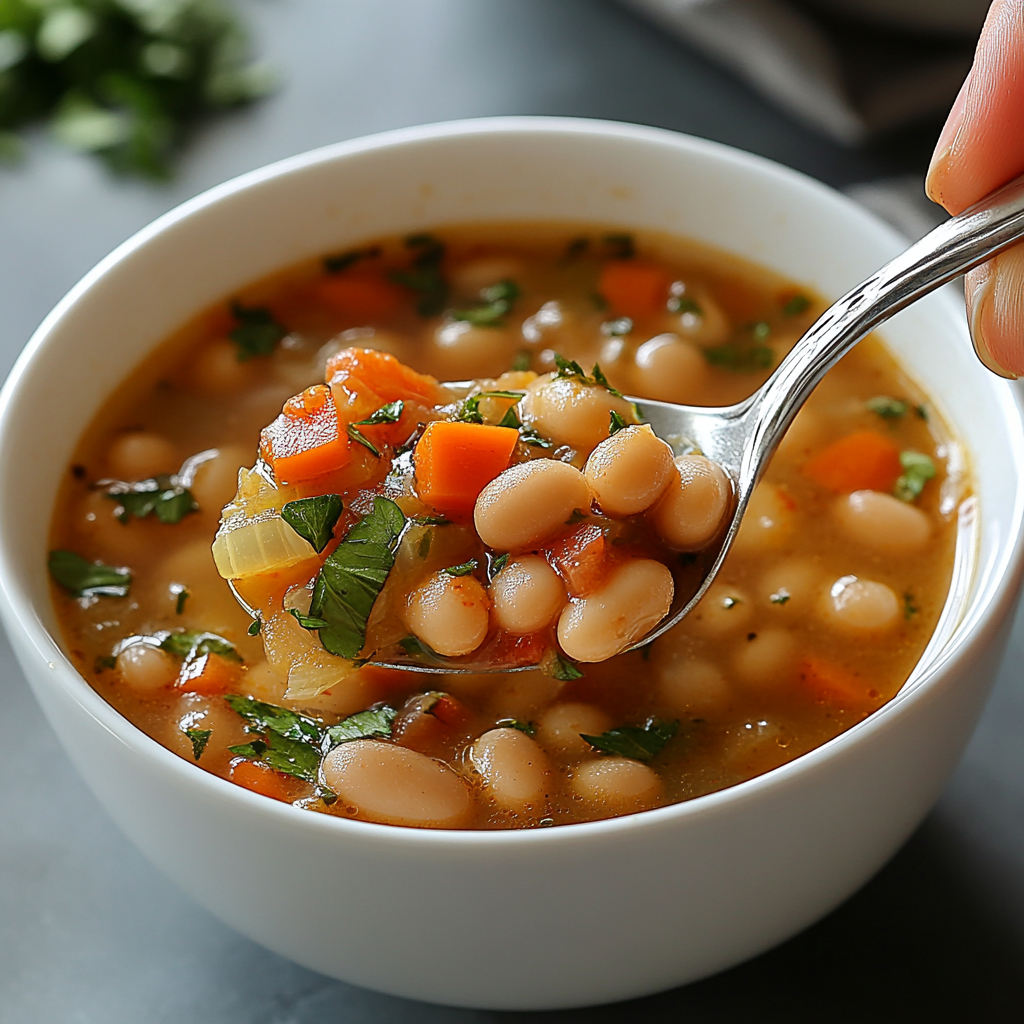 Navy Bean Soup is an easy and quick healthy All Recipes keto dinner ideas recipes that you can cook if you like . In Tasty Recipes blog we got the best easy dinner,