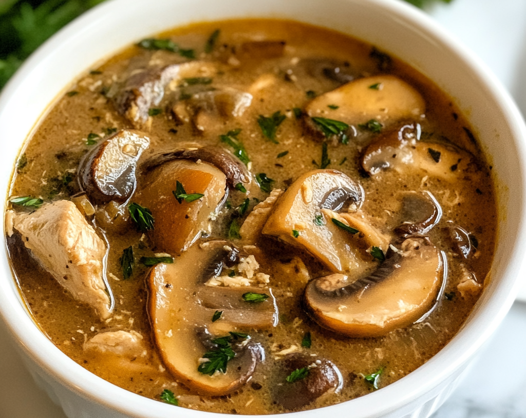 Rotisserie Chicken Mushroom Soup
