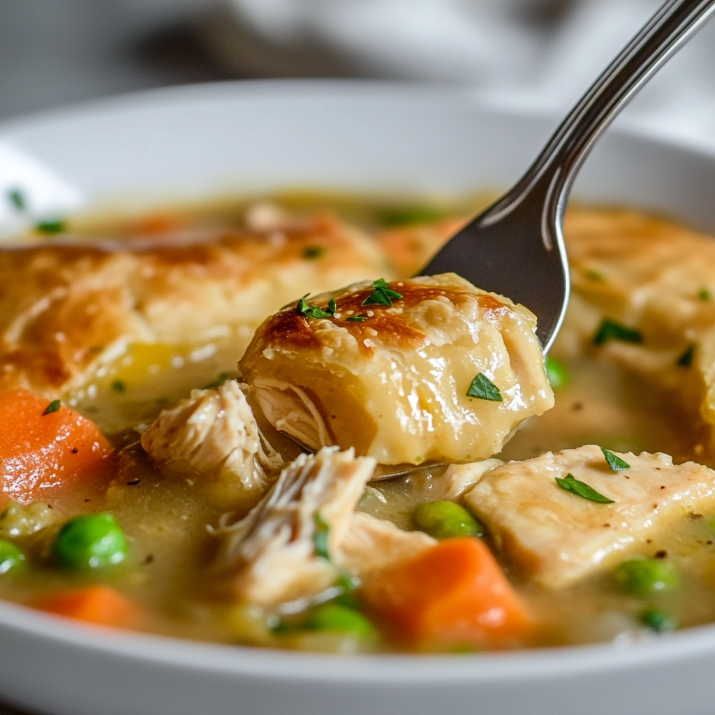 Skinny Chicken Pot Pie Soup is an easy and quick healthy All Recipes keto dinner ideas recipes that you can cook if you like . In Tasty Recipes blog we got the best easy dinner,