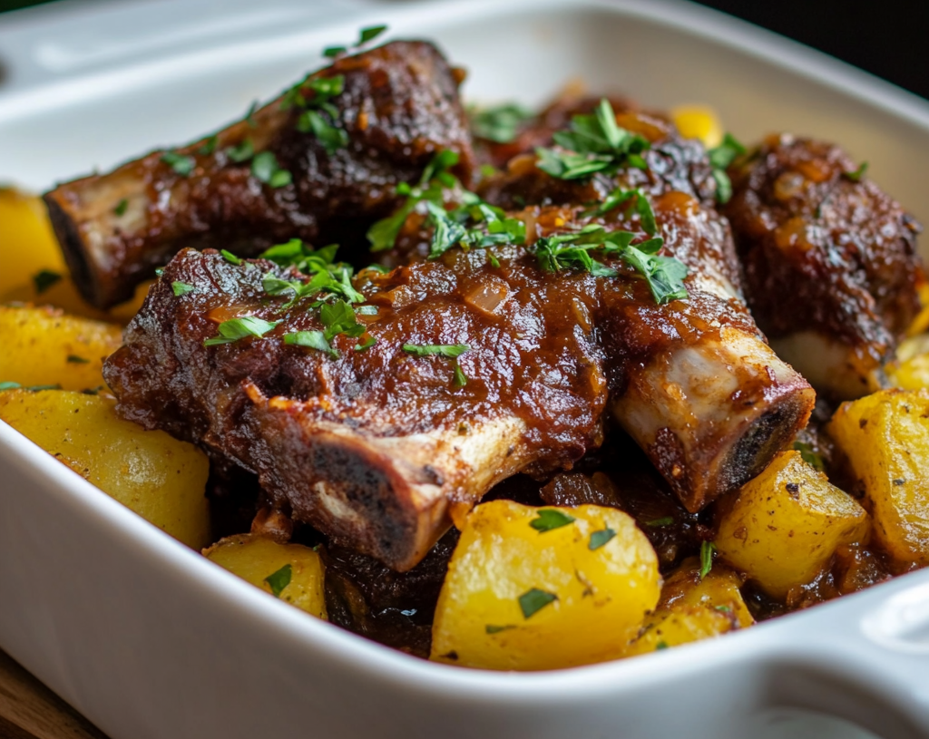 Smoked Neck Bones with Potatoes