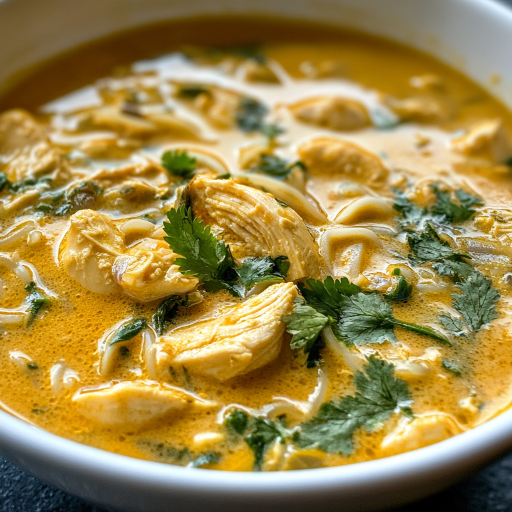Coconut Curry Chicken Soup with Rice Noodles ss Coconut Curry Chicken Soup with Rice Noodles is an easy and quick healthy All Recipes keto dinner ideas recipes that you can cook if you like . In Tasty Recipes blog we got the best easy dinner,