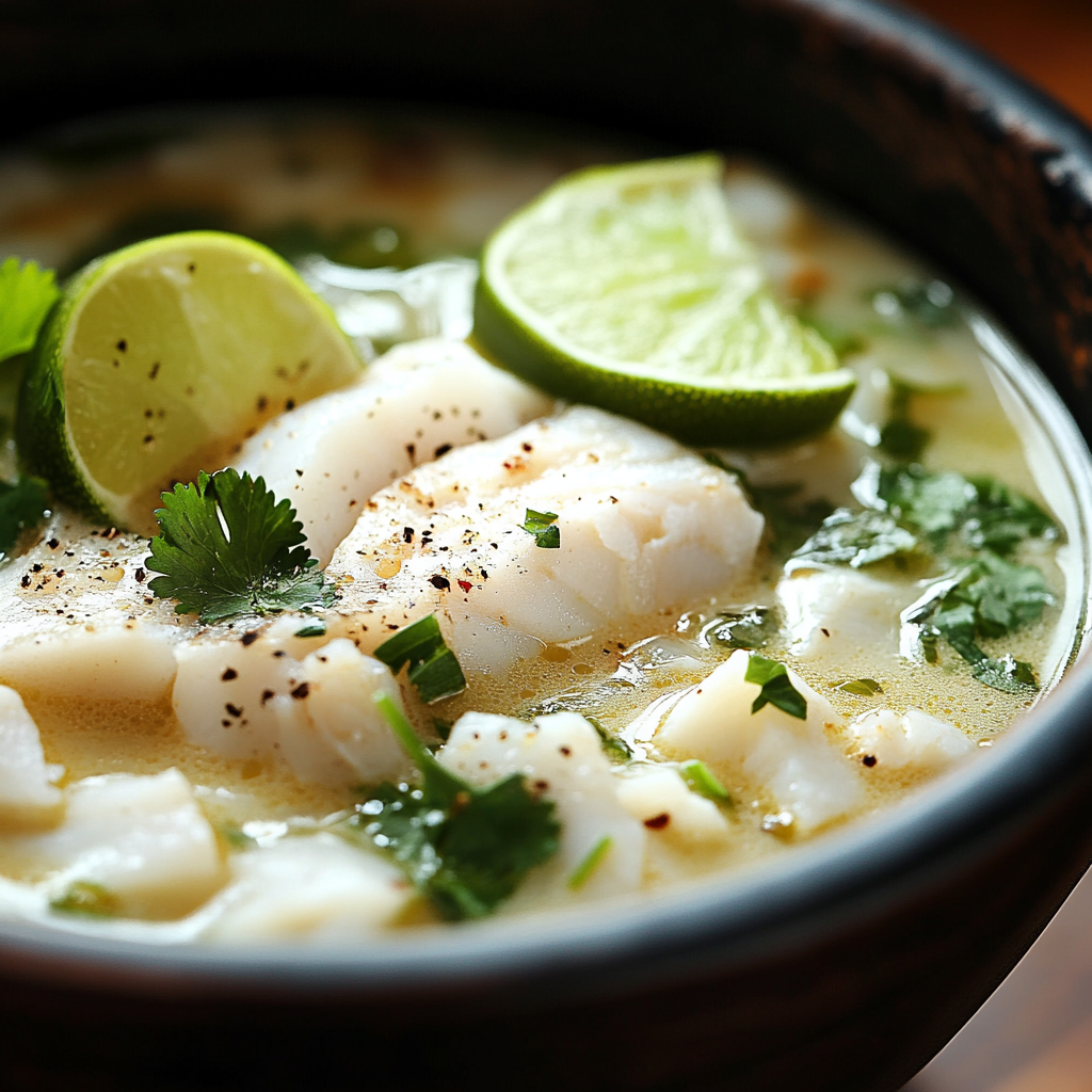 Coconut Lime Fish Soup is an easy and quick healthy All Recipes keto dinner ideas recipes that you can cook if you like . In Tasty Recipes blog we got the best easy dinner,