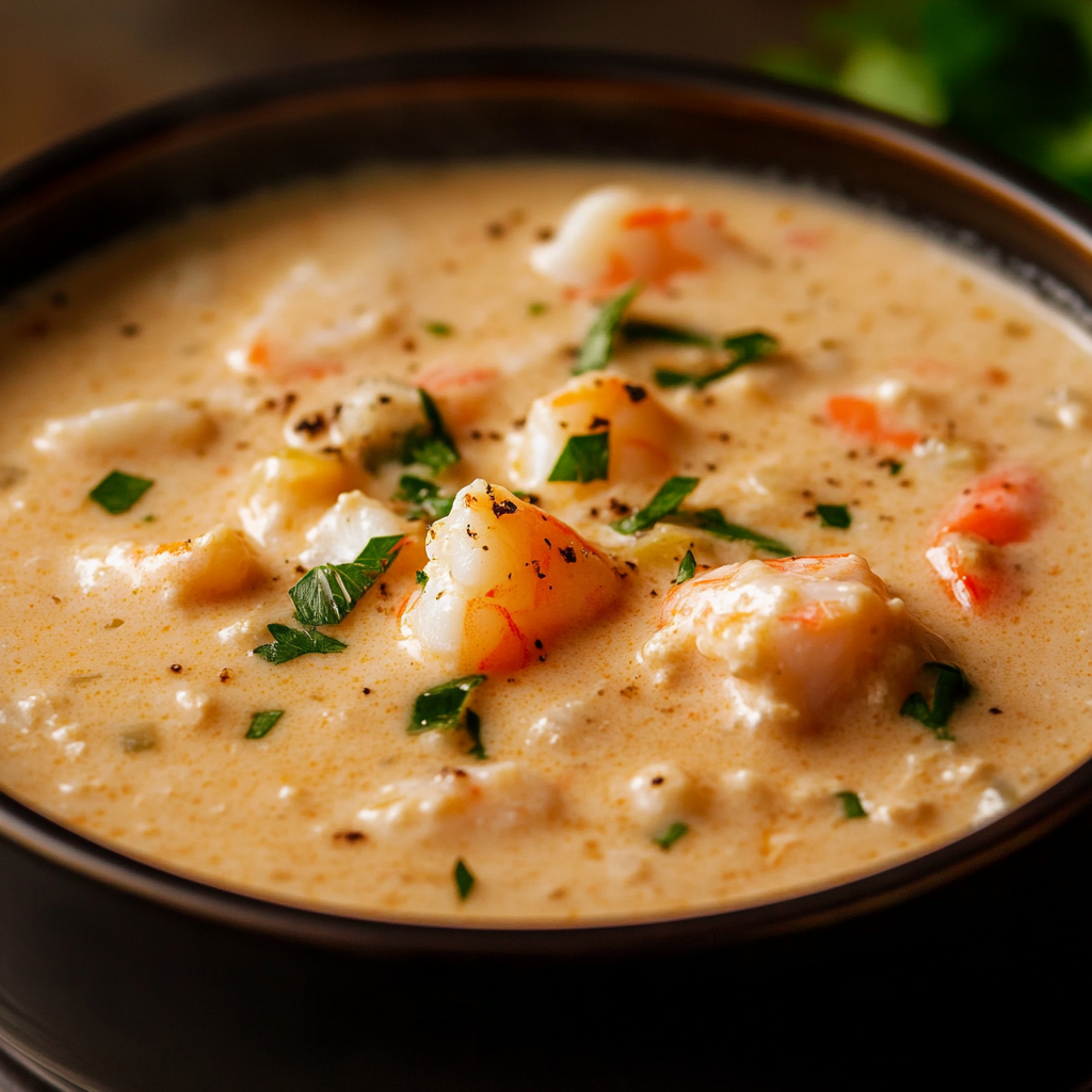 Creamy Crab and Shrimp Seafood Bisque is an easy and quick healthy All Recipes keto dinner ideas recipes that you can cook if you like . In Tasty Recipes blog we got the best easy dinner,