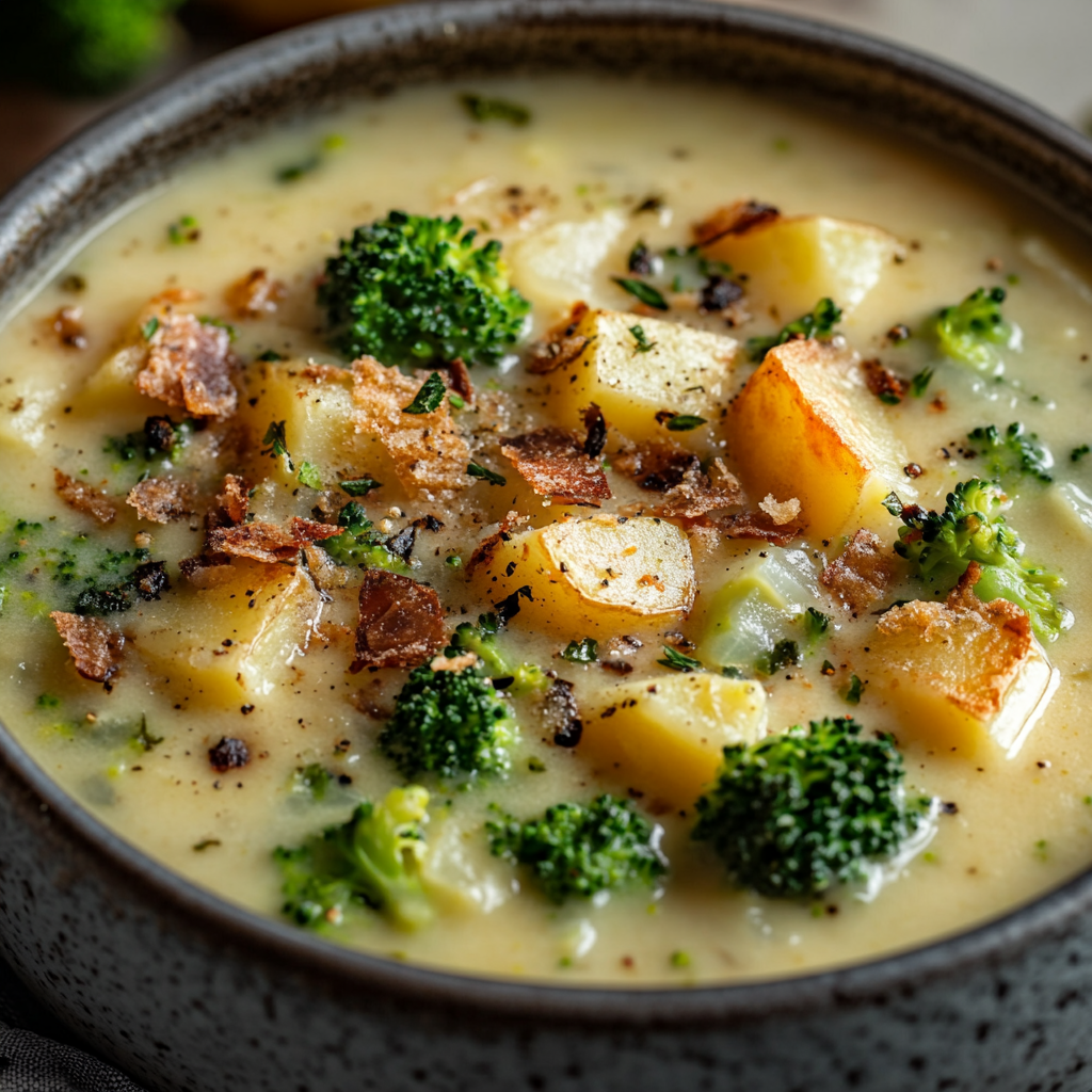 Loaded Broccoli Potato Soup is an easy and quick healthy All Recipes keto dinner ideas recipes that you can cook if you like . In Tasty Recipes blog we got the best easy dinner,