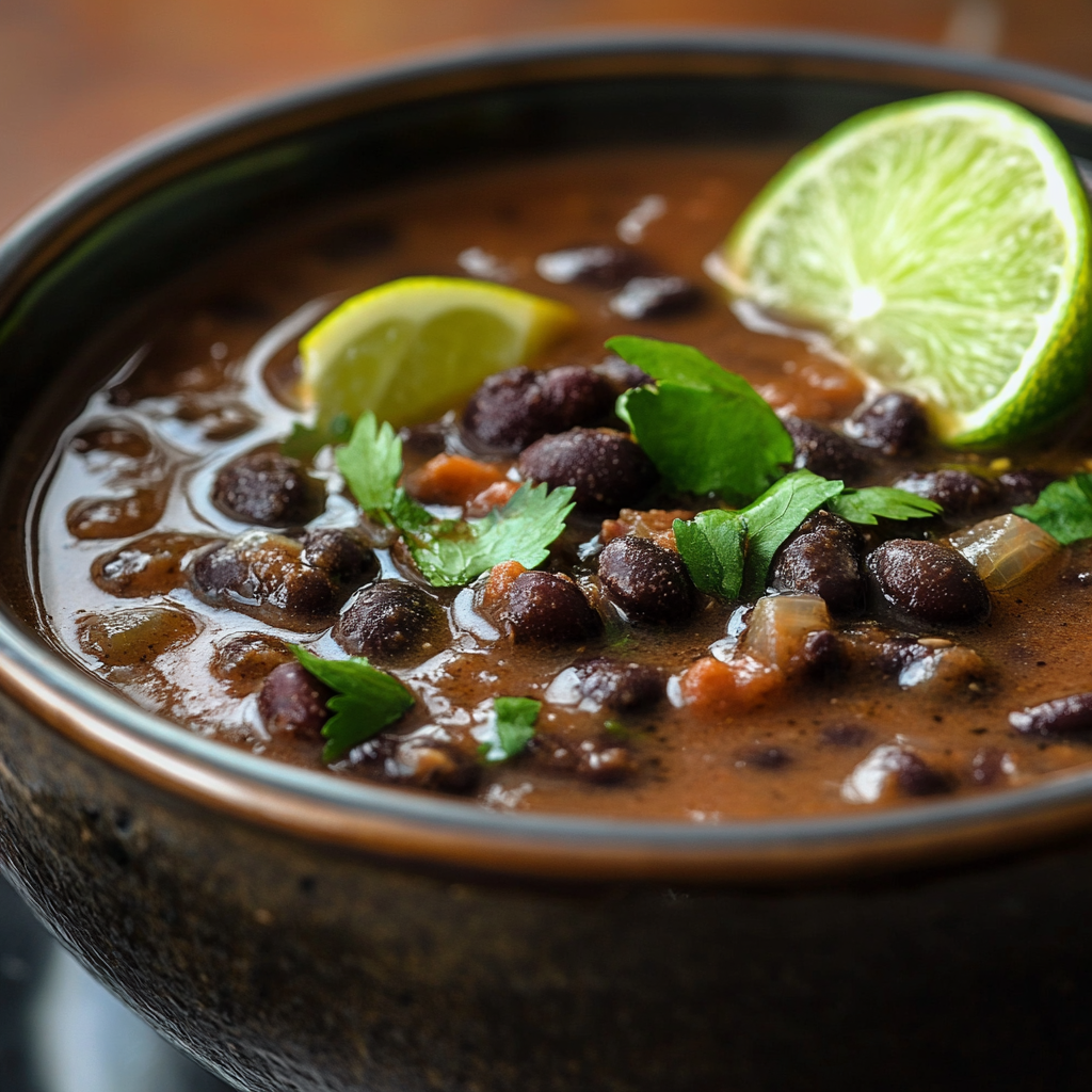 Mexican Black Bean Soup with Lime ss Mexican Black Bean Soup with Lime is an easy and quick healthy All Recipes keto dinner ideas recipes that you can cook if you like . In Tasty Recipes blog we got the best easy dinner,