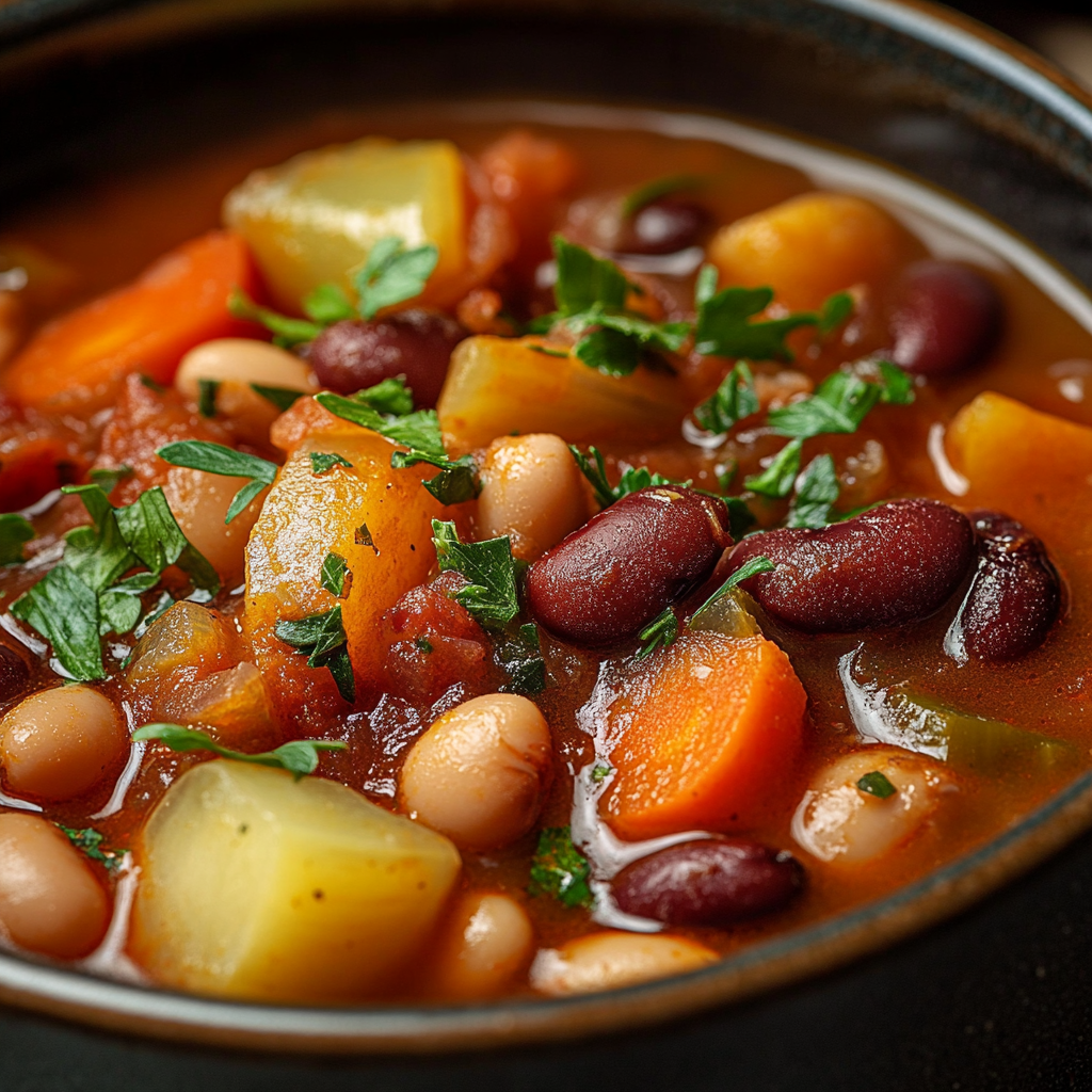 Mixed Bean and Vegetable Stew is an easy and quick healthy All Recipes keto dinner ideas recipes that you can cook if you like . In Tasty Recipes blog we got the best easy dinner,