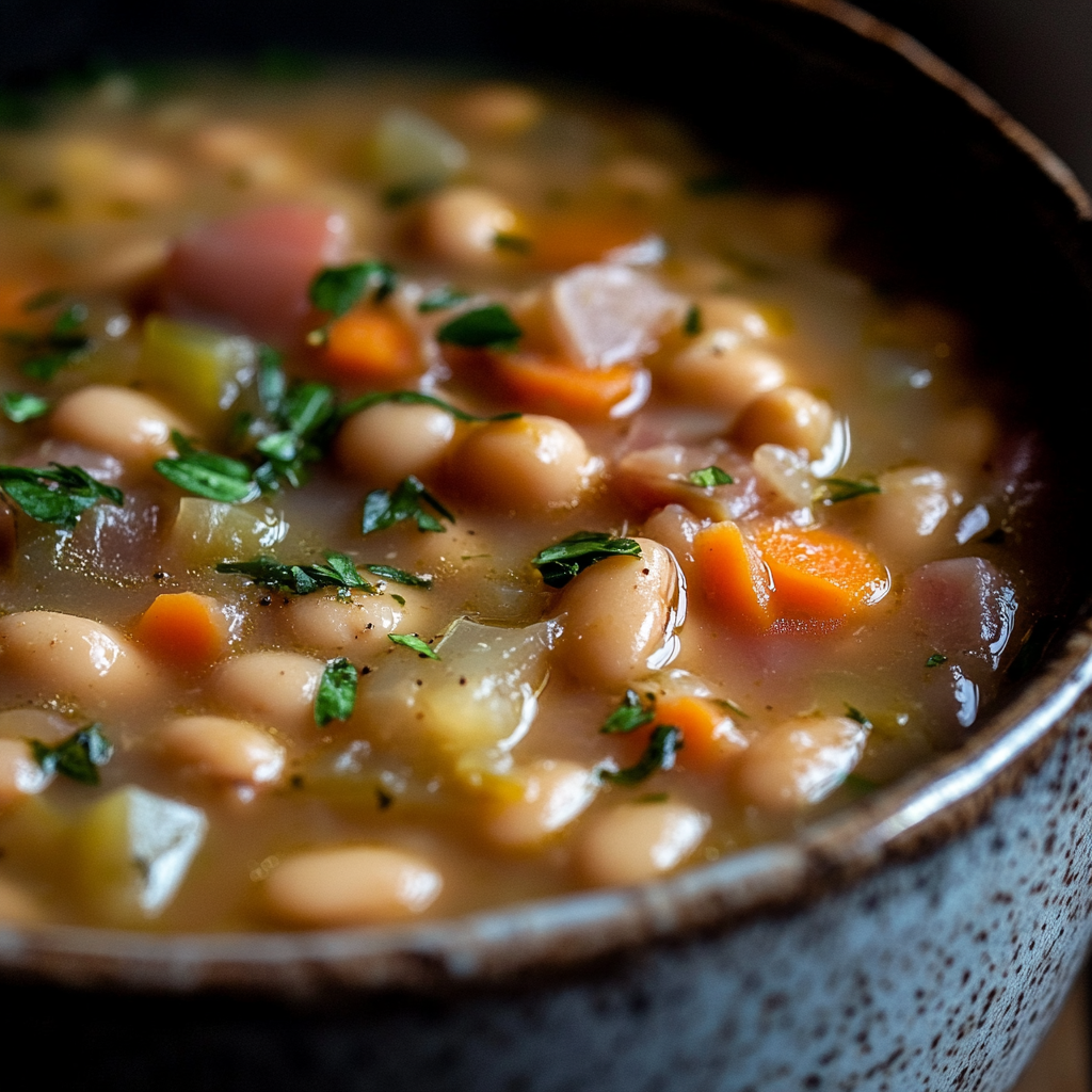 Navy Bean Soup is an easy and quick healthy All Recipes keto dinner ideas recipes that you can cook if you like . In Tasty Recipes blog we got the best easy dinner,