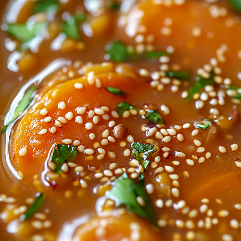 Spicy Sesame Carrot Soup with Red Lentils is an easy and quick healthy All Recipes keto dinner ideas recipes that you can cook if you like . In Tasty Recipes blog we got the best easy dinner,